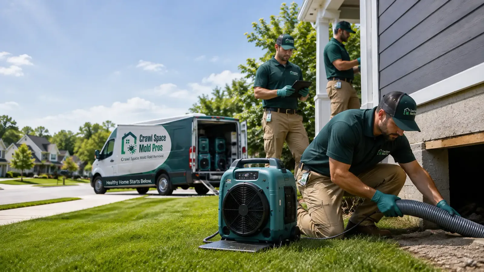 Crawl Space Mold Removal in Meriden, WY